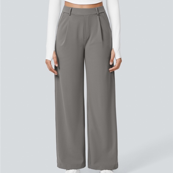 HALARA Pants - Halara Flex™ High Waisted Side Pocket Straight Leg Work Pants